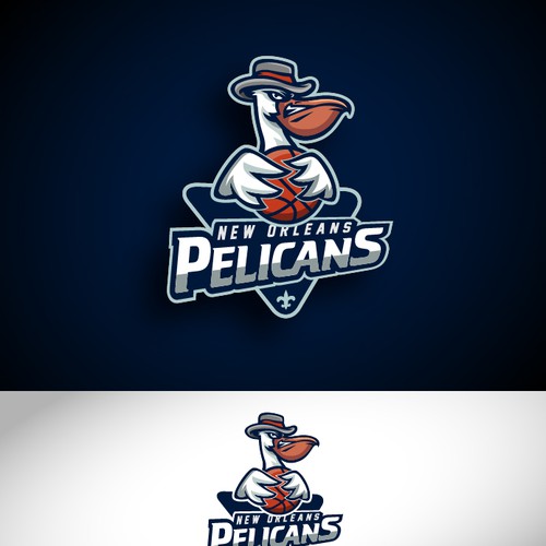 99designs community contest: Help brand the New Orleans Pelicans!! Réalisé par Shmart Studio