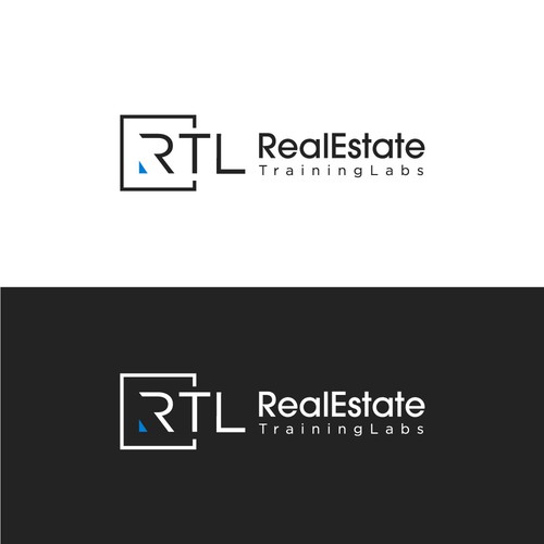 Simple Text Based Logo for Advertising Agency - Easy Examples Design by unreal studio