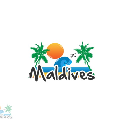 logo for Maldives Réalisé par Milos Subotic