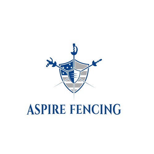Design di Win Big by Creating a Clever Logo for Aspire Fencing di Rekker