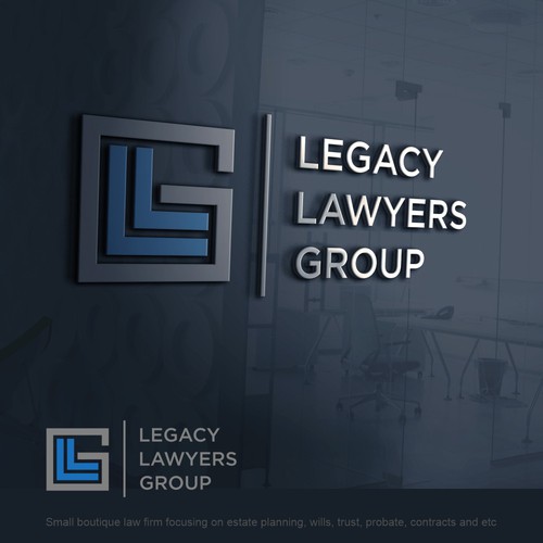 Small boutique law firm specializing in wills, trust, probate Design by bersyukur