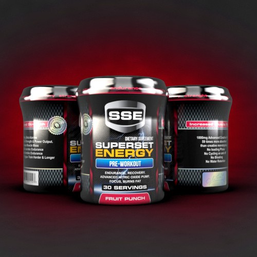 Create a Pre-Workout Label For SSE デザイン by MA©