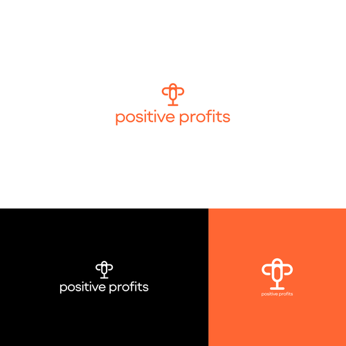 Positive Profits Logo Design by Bersin