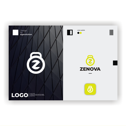 Zenova Logo: Revolutionary suite of health and wellness mobile apps Design by egavolution