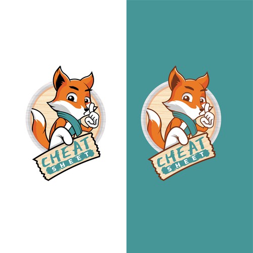 Unique descriptive combo mascot Logo that embodies the action of cheating on a test & shortcuts Design von DevDevit   ★ ★ ★ ★ ★
