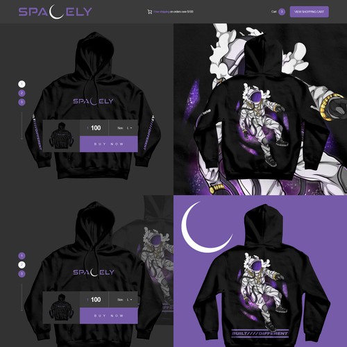 Landing page design contest entry by iva