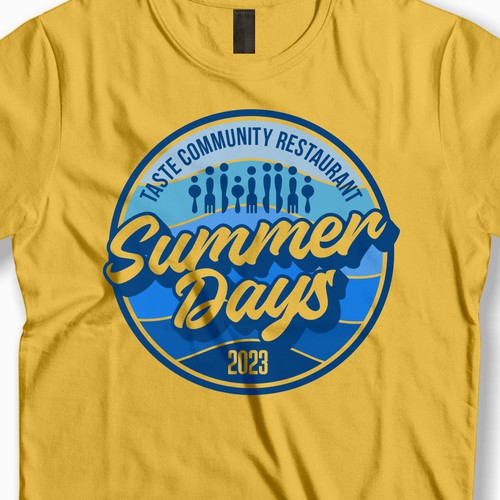 Summer Camp T-Shirt Design by H A N A