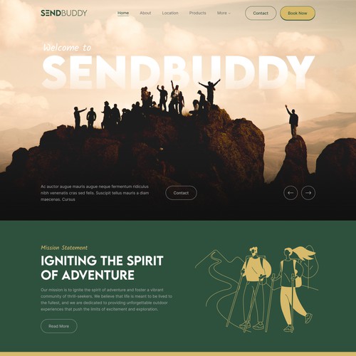 WordPress theme design contest entry by MercClass