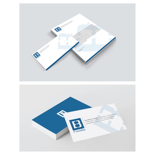 Stationery für BE IT Consulting デザイン by shaken