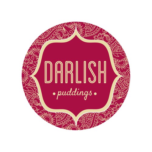 Develop a hardtoresist sophisticated logo for a new BritishAsian pudding company. Logo
