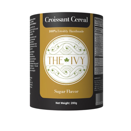 label designs for food (tiny croissant) Design by Oreas