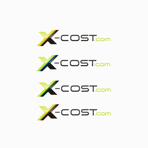 logo for x-cost.com Design by Rozak Ifandi