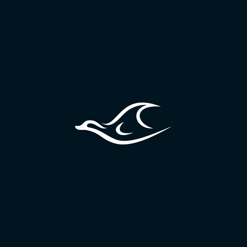 Coastal lifestyle brand featuring a mallard duck and wave, appeal to outdoor enthusiasts and surfers-ontwerp door Shadowcaster Studio