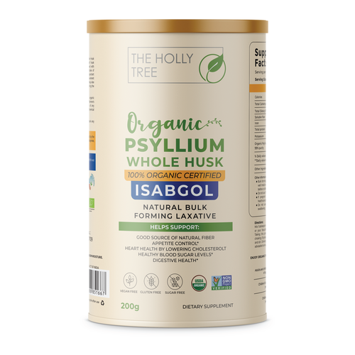 Organic Psyllium Whole Husk Label Design by Sayyed Jamshed