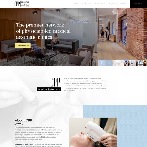 Need modern and professional site for medical aesthetic clinic network, WordPress theme design contest