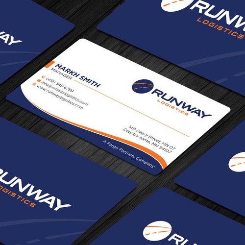 Design di Runway Logistics Business Card di prosenjit_P