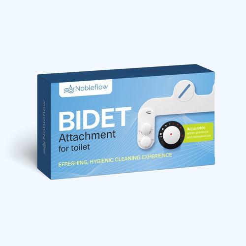 Design the packaging (box) for a new bidet attachment for toilets Design von Andy Tri