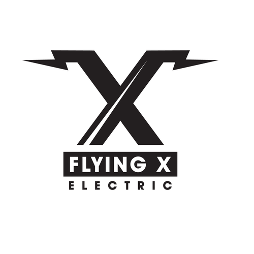 Flying X Electric Logo Design by Lebotomy