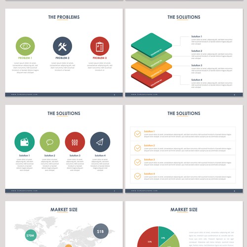 presentation template 99designs