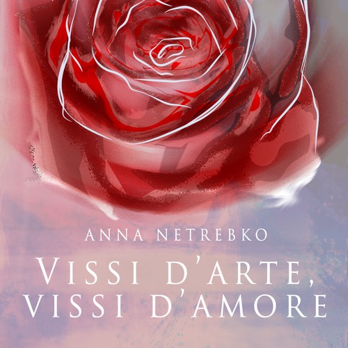 Illustrate a key visual to promote Anna Netrebko’s new album Réalisé par Sourmango