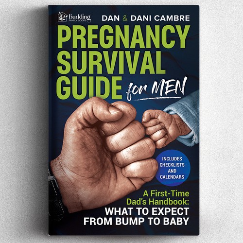 Bold yet Calming cover for a Pregnancy Guide for Men book Design by The Lonestar™