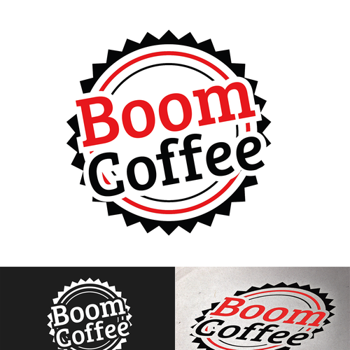 logo for Boom Coffee Diseño de Bresquilla