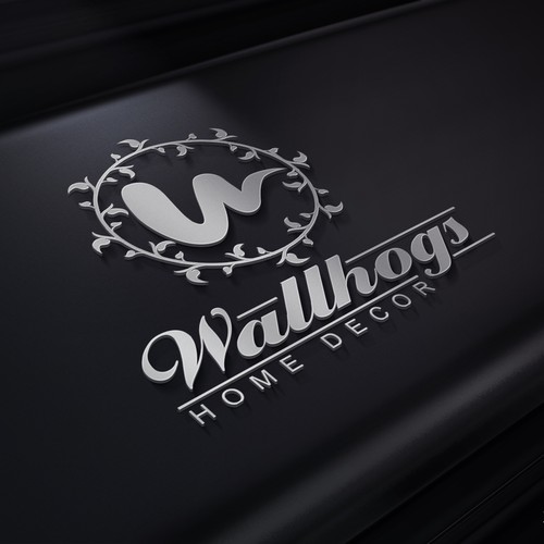 Create a Modern Sophisticated Logo Design for Wall Decor Company Logo