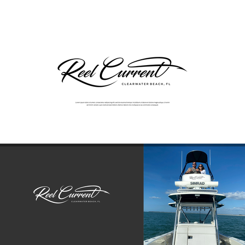 Boat Name Font/Logo Design Design by S.P.W