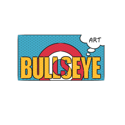Bullseye logo with the title 'New logo wanted for WALL CANDY'