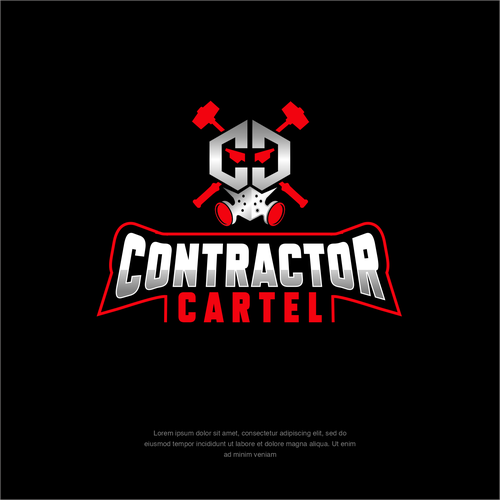 Design Manly LOGO for the Contractor Cartel por Elesense