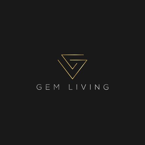 Geometrical, minimalist, modern brand design for Gem Living Design by jacondsign