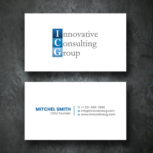 ICG Business Cards Design by Create_Point