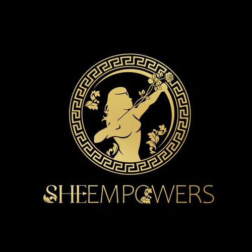 SHEempowers - luxurious design of a woman preferrably in some kind of a circle to appeal to women professionals Design by Linduska