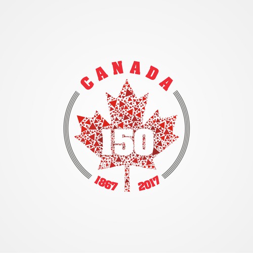 Community contest: Design Canada’s 150th birthday logo! Design by dhery™