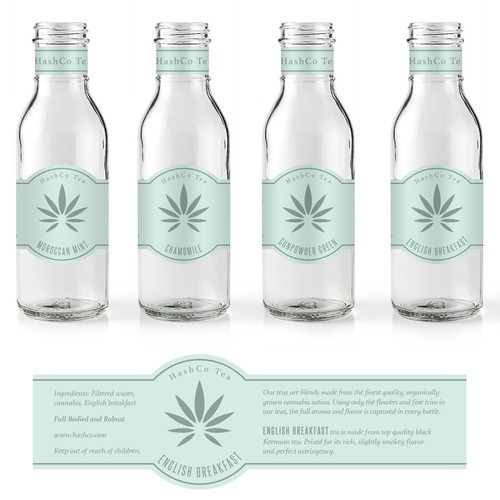 create an iced tea label for HashCo Design by stacas