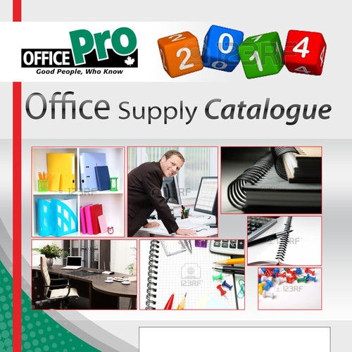 Diseño de Create a winning 2014 Cover for an Office Supply Catalogue, WE HAVE UPGRADED  de 123Graphics