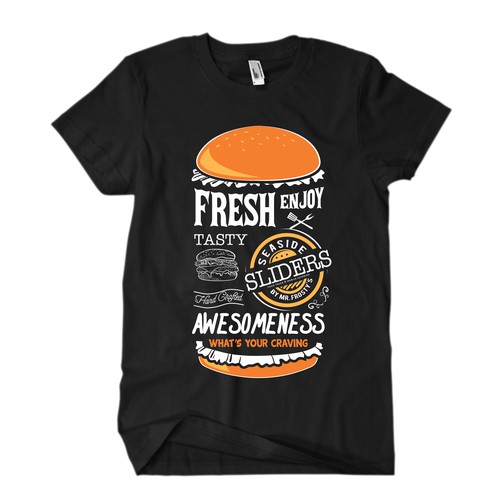 TShirt design for our Food Truck Catering Company Tshirt contest