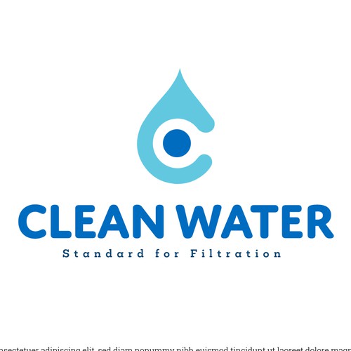 Simple Clean Logo for Water Filtration Company Design by Chrysovalantis L.