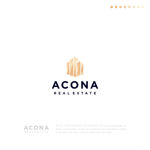 Design ACONA Real Estate Advisors (AREA) logo contest por senia®