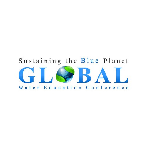 Global Water Education Conference Logo  Diseño de ghalya