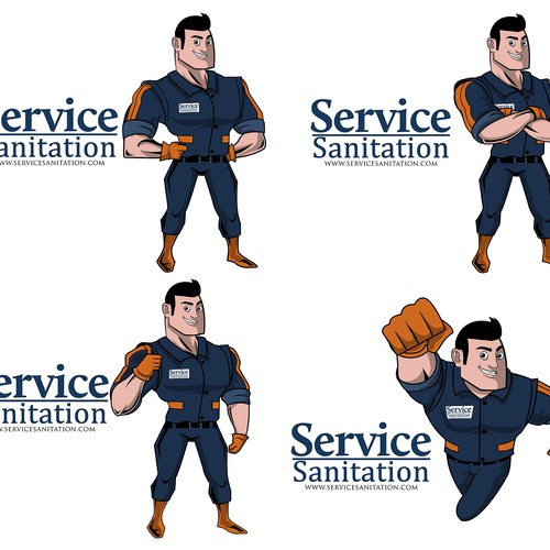 Superhero Porta Potty Company Seeks New Mascot!! Design by rendyalazhar
