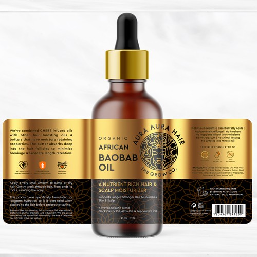 Proven Hair Growth Oil-ontwerp door bcra