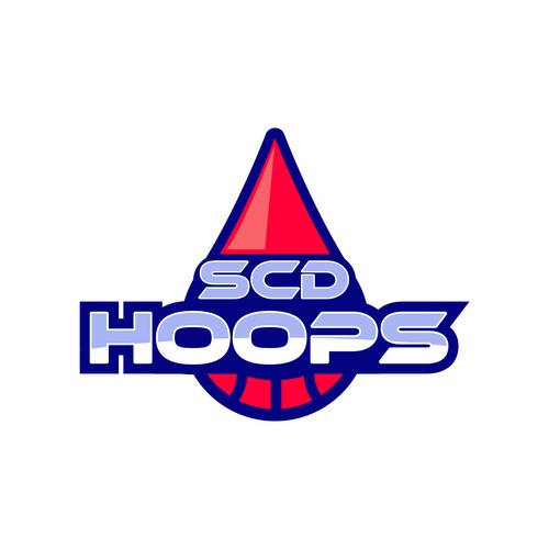 Basketball Logo for Team 'SCD Hoops' - Your Winning Logo Featured on Major Sports Network Design by R O S H I N