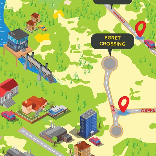 Design a property map for a new home development | Illustration or graphics  contest | 99designs