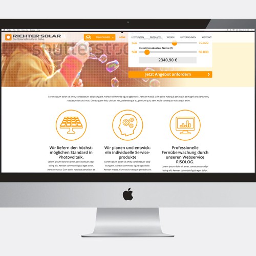 Proposta di design per un contest della categoria Design di sito web realizzata da Designer SE15