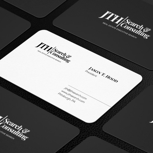 Business Card Design for Executive Search Firm Design by CilioLab✦