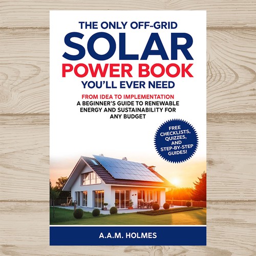 Design the best off-grid solar power book cover Design by Ideaxa