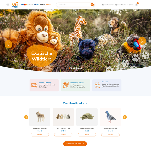 Gewinner des Wettbewerbs „wir brauchen ein prägnantes neues Webdesign für unsere alte Website für B2B Kunden“ in der Kategorie Webseiten-Design von espresio.design
