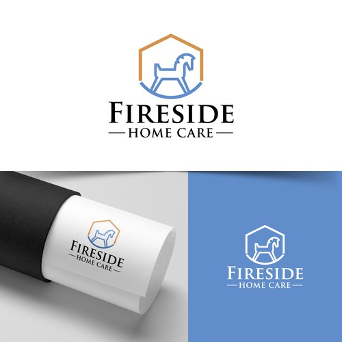 Design di Fireside Home Care Logo di Web Hub Solution