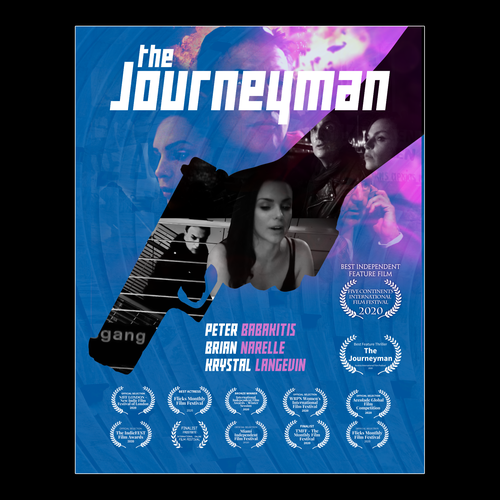 Journeyman Movie Poster Ad Design por outbox design